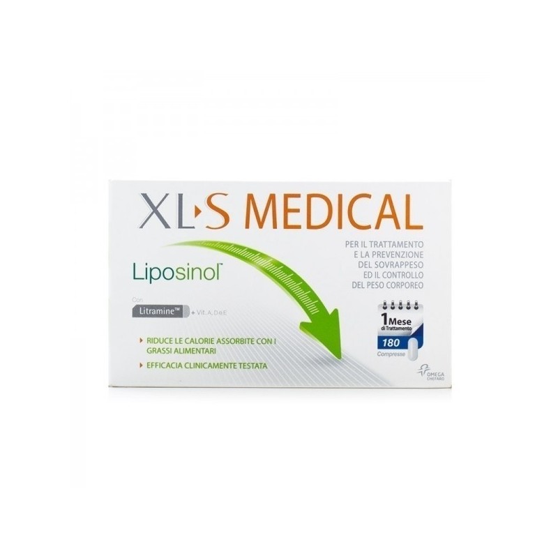 Perrigo Italia Xls Medical Liposinol 1 Mese Trattamento 180 Compresse