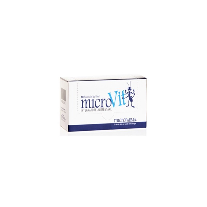 Microfarma Microvit 10 Flaconcini Da 10 Ml