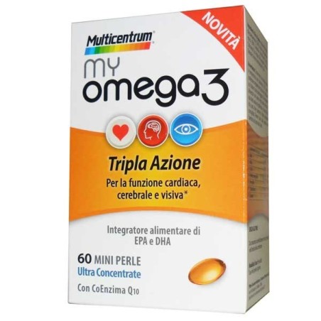 Haleon Italy Multicentrum Cuore Mente E Vista Boost Omega 3 60 Mini Perle