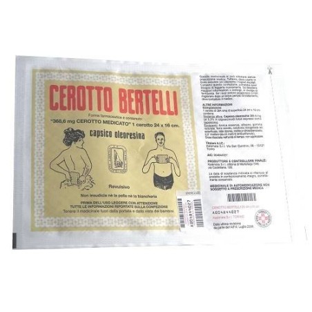 Kelemata Cerotto Bertelli 96,5 Mg Cerotto Medicato Capsico Oleoresina