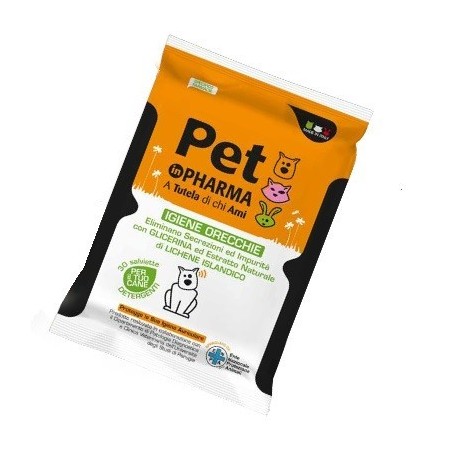 Diva International Pet In Pharma Salviettine Orecchie Cane 30 Pezzi