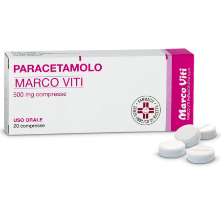 Marco Viti Farmaceutici Paracetamolo Marco Viti 500 Mg Compresse Paracetamolo