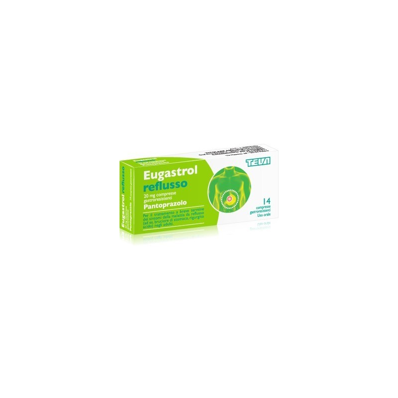 Ratiopharm Italia Eugastrol Reflusso 20 Mg Compresse Gastroresistenti Pantoprazolo Medicinale Equivalente