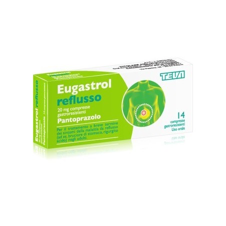 Ratiopharm Italia Eugastrol Reflusso 20 Mg Compresse Gastroresistenti Pantoprazolo Medicinale Equivalente