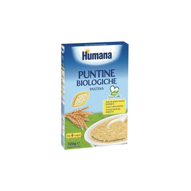 Humana Italia Humana Puntine Biologiche Pastina 320 G