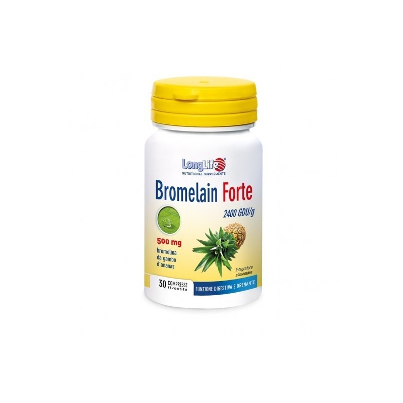 Longlife Bromelain Forte 30 Compresse