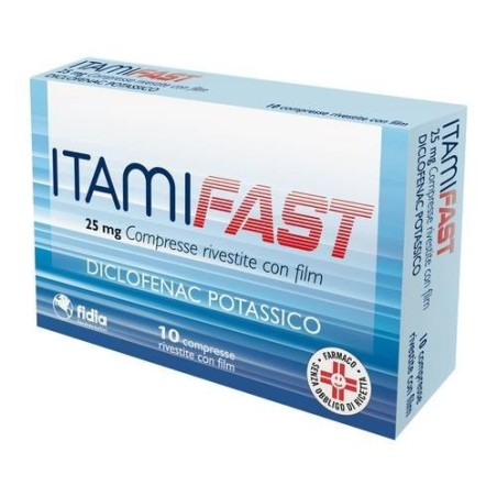 Fidia Farmaceutici Itamifast 25 Mg Compresse Rivestite Con Film Diclofenac Potassico