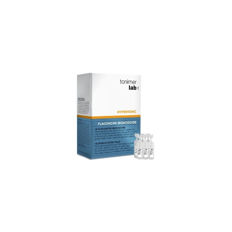 Ist. Ganassini Tonimer Lab Hypertonic 18 Flaconcini Monodose