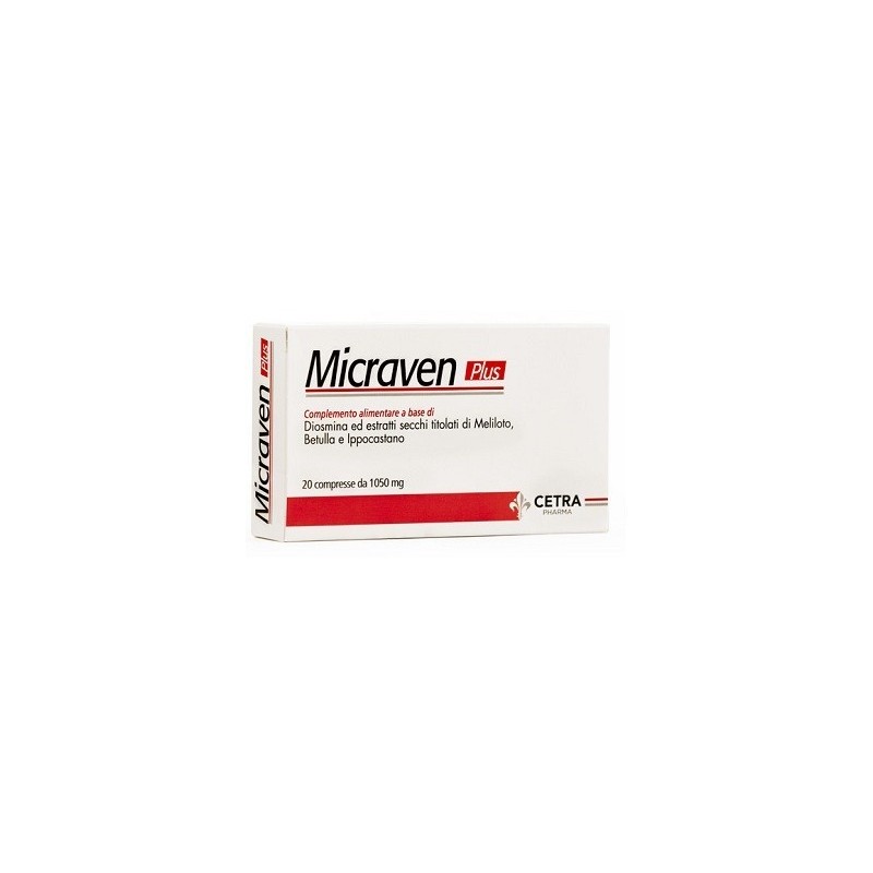 Cetra Pharma Micraven Plus 20 Compresse Da 1030 Mg