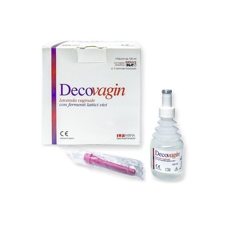 Biodue Decovagin 5 Flaconi Da 100 Ml + 5 Cannule Monouso