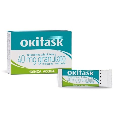 Okitask 40 Mg Granulato Ketoprofene Sale Di Lisina