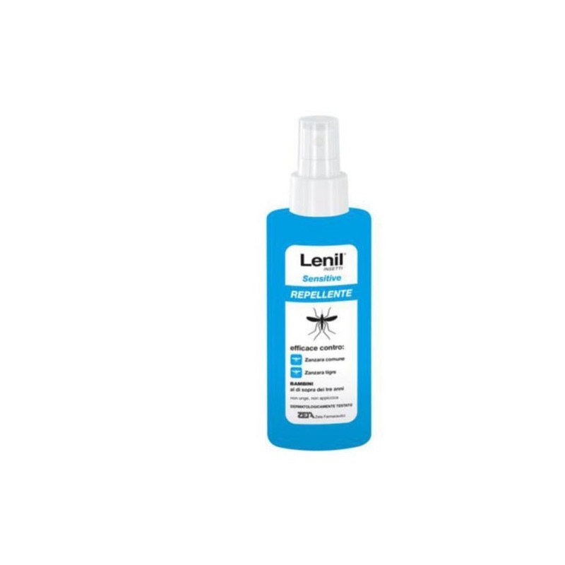 Zeta Farmaceutici Lenil Insetti Sensitive Emulsione Antizanzara In Flacone + Pompa Dispenser 100 Ml