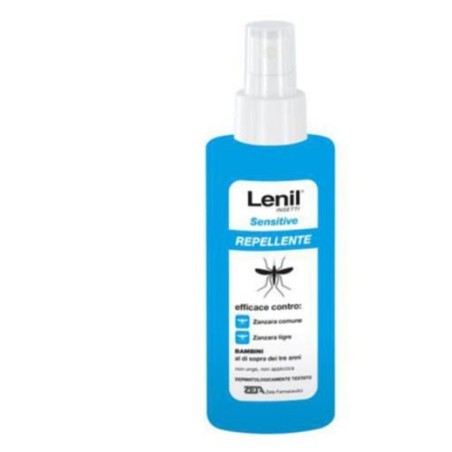 Zeta Farmaceutici Lenil Insetti Sensitive Emulsione Antizanzara In Flacone + Pompa Dispenser 100 Ml