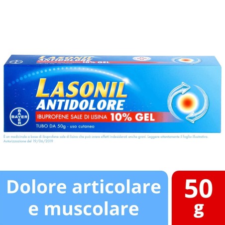 Bayer Lasonil Antidolore 10% Gel Ibuprofene Sale Di Lisina