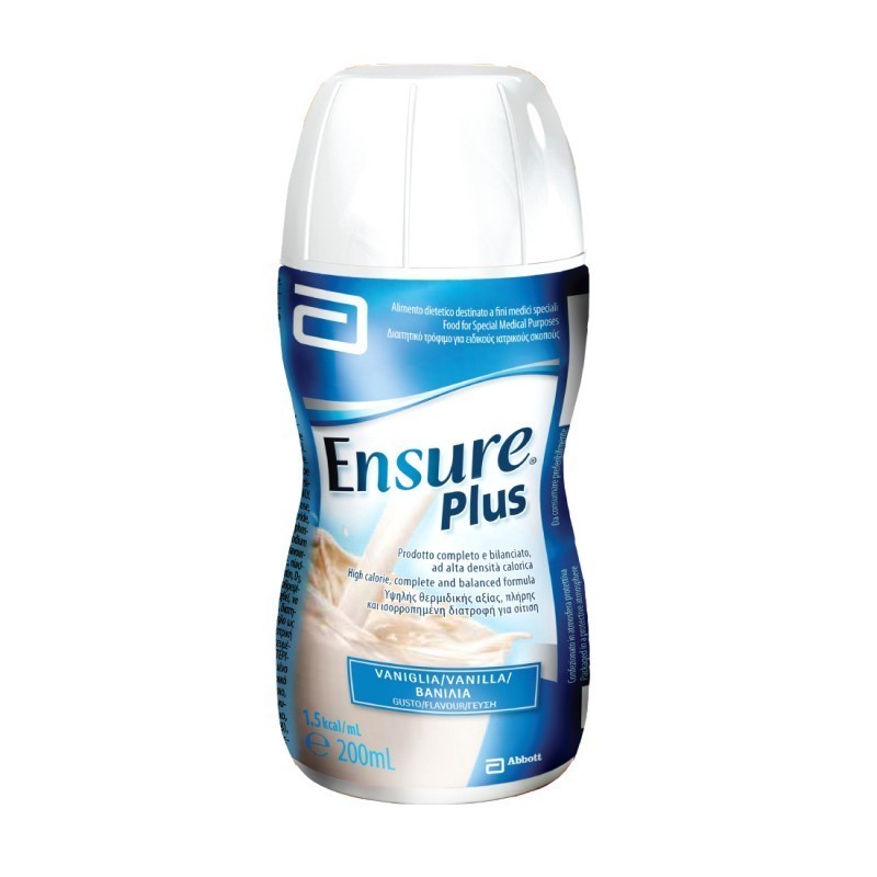 Abbott Ensure Plus Vaniglia 4 Bottiglie Da 200 Ml