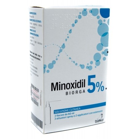 Laboratoires Bailleul S. A. Minoxidil Biorga 5%, Soluzione Cutanea Minoxidil