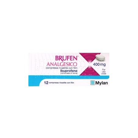 Mylan Brufen Analgesico 200 Mg Compresse Rivestite Con Film  Brufen Analgesico 400 Mg Compresse Rivestite Con Film Ibuprofene ( 