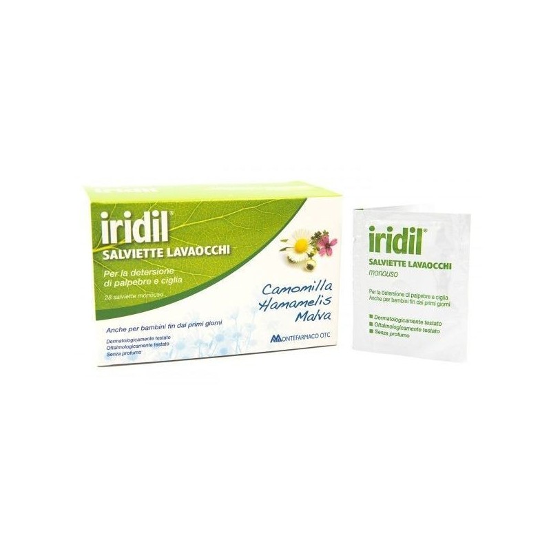 Montefarmaco Otc Iridil Salviettine Lavaocchi 28 Pezzi