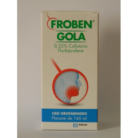 Viatris Italia Froben Gola 250mg/100ml Collutorio Froben Gola 250mg/100ml Spray Per Mucosa Orale Flurbiprofene