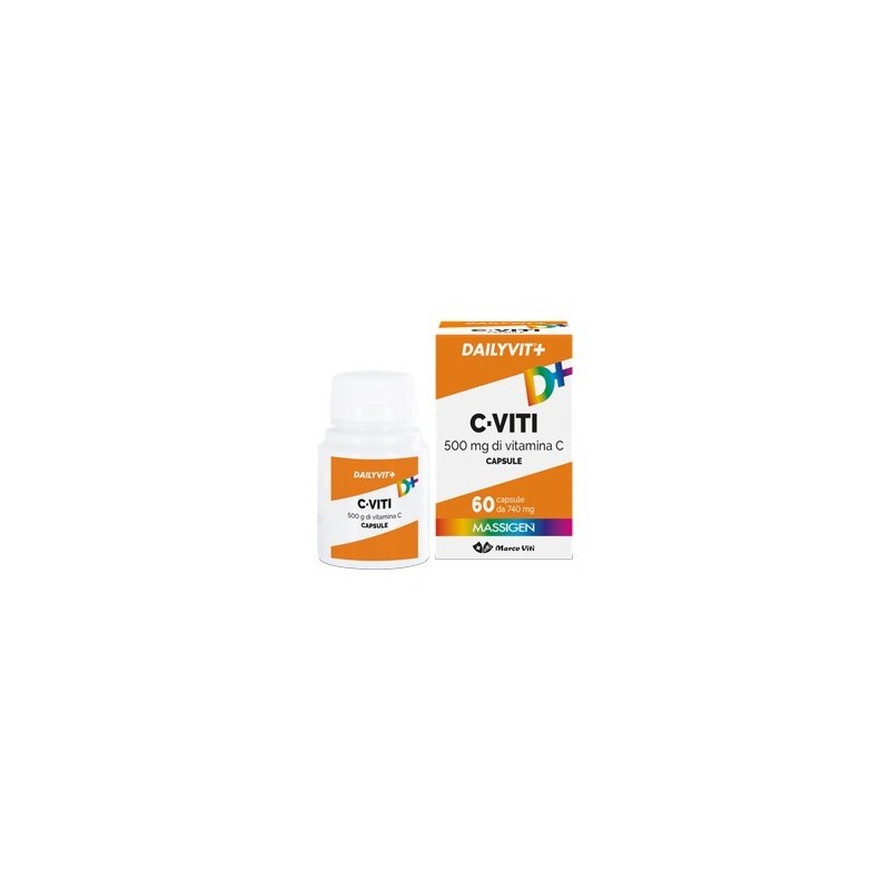 Marco Viti Farmaceutici Dailyvit+ C Viti 500mg Di Vitamina C 60 Capsule