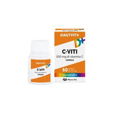 Marco Viti Farmaceutici Dailyvit+ C Viti 500mg Di Vitamina C 60 Capsule