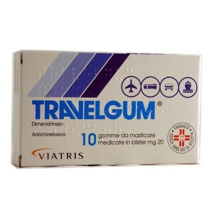 Viatris Healthcare Limited Travelgum 20 Mg Gomme Da Masticare Medicate Dimenidrinato