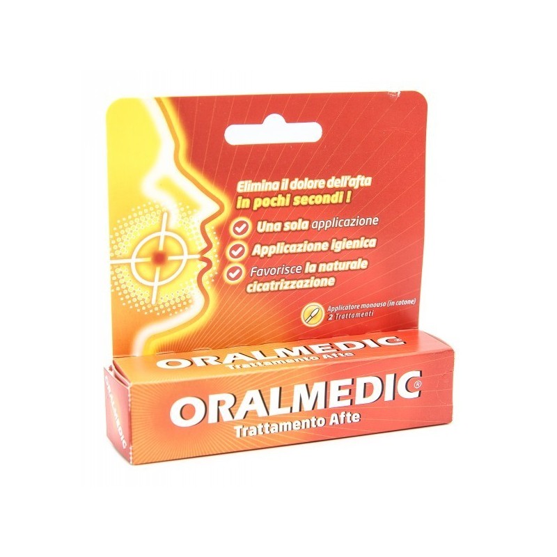 E. Fa. S. Oralmedic Liquido Trattamento Afte 2 Applicatori