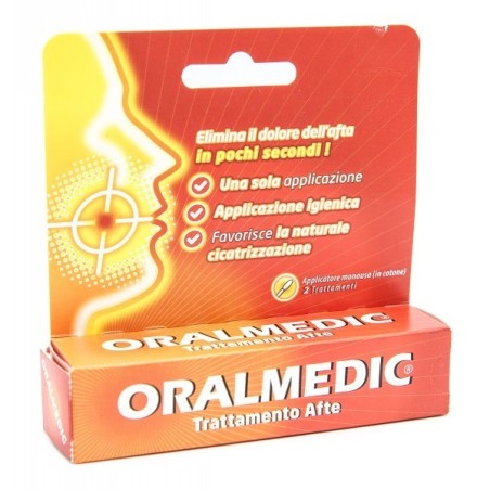 E. Fa. S. Oralmedic Liquido Trattamento Afte 2 Applicatori