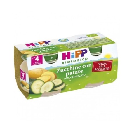 Hipp Italia Hipp Bio Hipp Bio Omogeneizzato Zucchine Con Patate 2x80 G