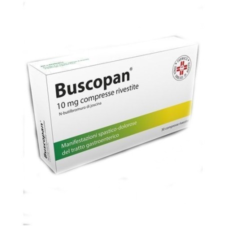 Gmm Farma Buscopan 10 Mg Compresse Rivestite Buscopan 10 Mg Supposte N-butilbromuro Di Joscina