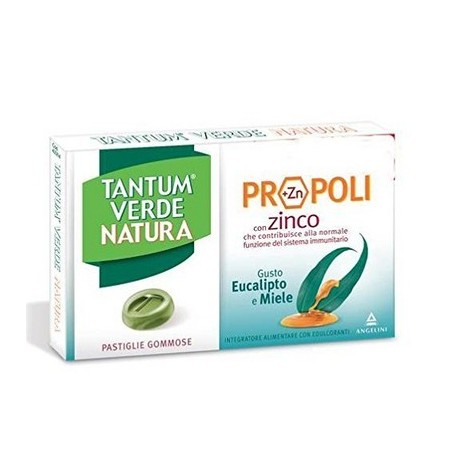 Angelini Tantum Verde Natura Pastiglie Gommose Eucalipto & Miele 30 G