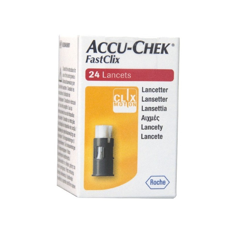 Roche Diabetes Care Italy Lancette Pungidito Accu-chek Fastclix 24 Pezzi