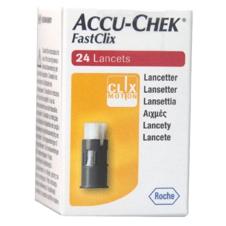 Roche Diabetes Care Italy Lancette Pungidito Accu-chek Fastclix 24 Pezzi