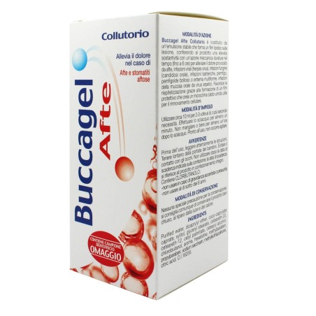 Curasept Buccagel Afte Collutorio 200 Ml + Dentifricio Campione Omaggio