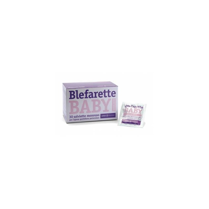 Polifarma Blefarette Baby Salviettine Oculari Medicate Monouso 30 Pezzi