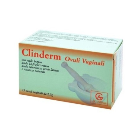 Abbate Gualtiero Clinderm 15 Ovuli Vaginali 2,5 G