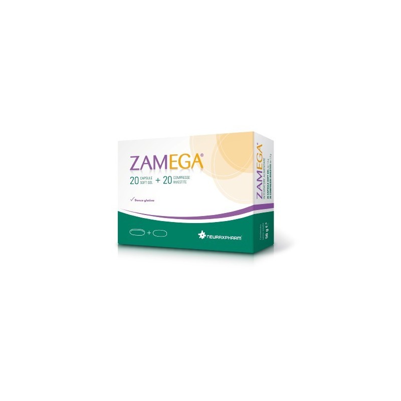 Neuraxpharm Italy Zamega 20 Capsule Softgel + 20 Compresse Rivestite