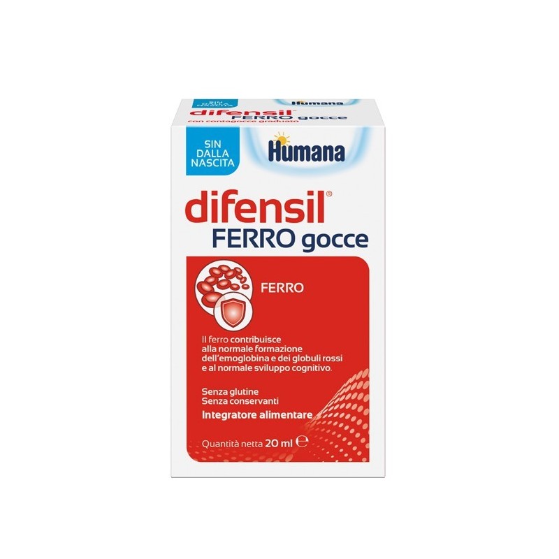 Humana Italia Difensil Ferro Gocce 20 Ml