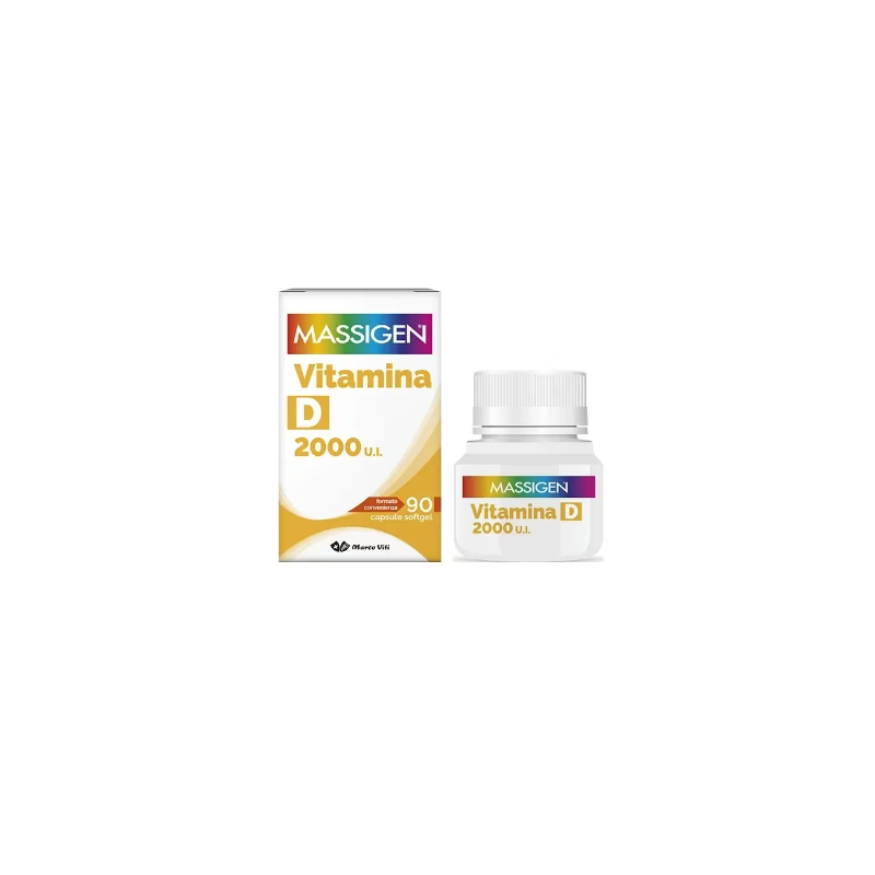 Marco Viti Farmaceutici Massigen Vitamina D 2000 Ui 90 Capsule Softgel