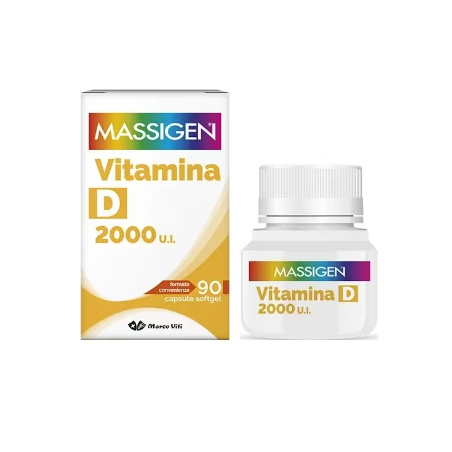 Marco Viti Farmaceutici Massigen Vitamina D 2000 Ui 90 Capsule Softgel