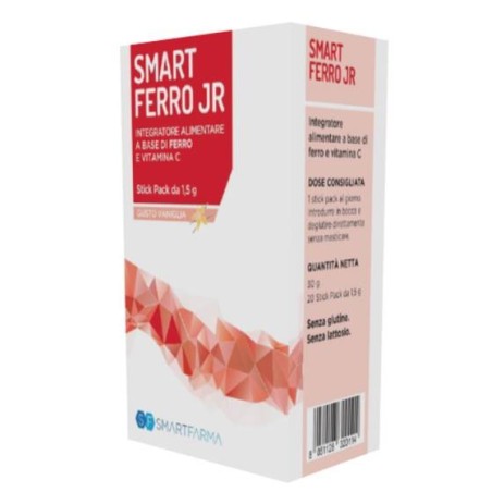 Smartfarma Smart Ferro Jr 20 Stick Pack Gusto Vaniglia