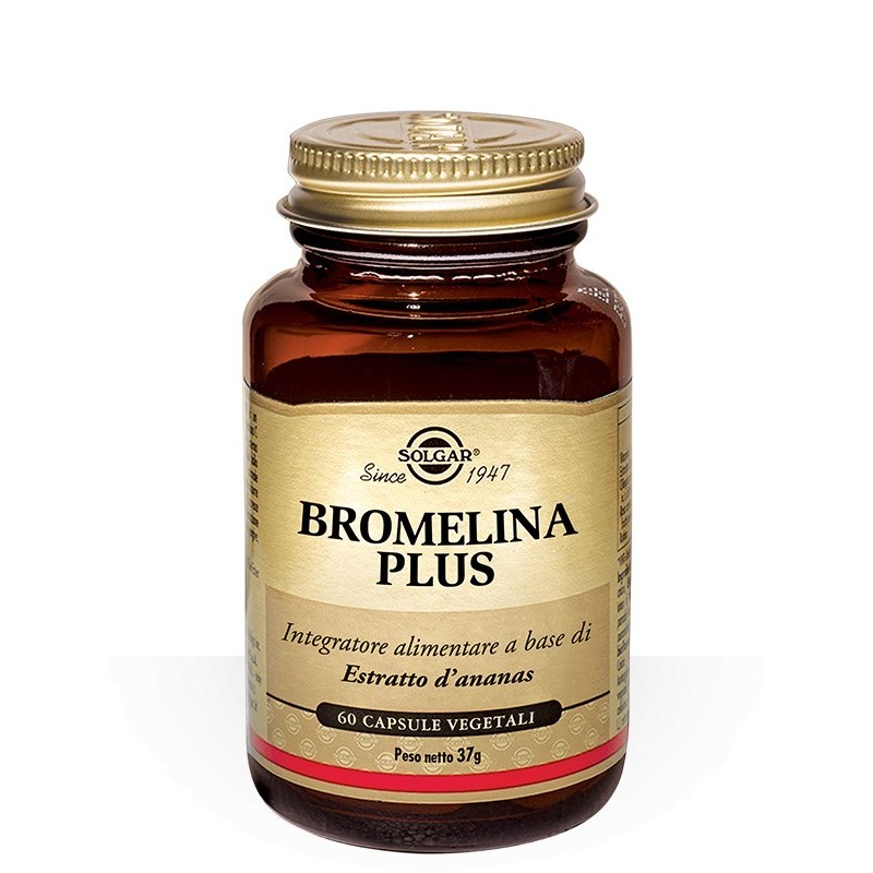 Solgar It. Multinutrient Bromelina Plus 60 Capsule