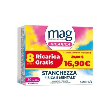 Opella Healthcare Italy Mag Ricarica 24 Ore Bi-pack 20 Bustine