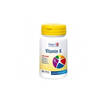 Longlife Vitamin K 100mcg 100 Compresse