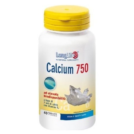 Longlife Calcium 750 Mg 60 Tavolette