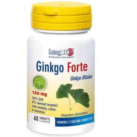 Longlife Ginkgo Forte 60 Tavolette