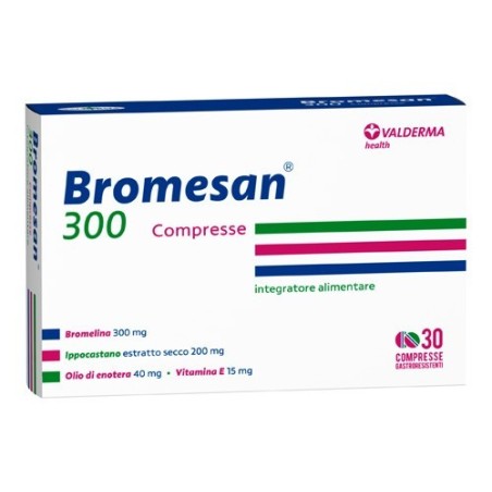 Valderma Bromesan 300 30 Compresse Gastroresistenti