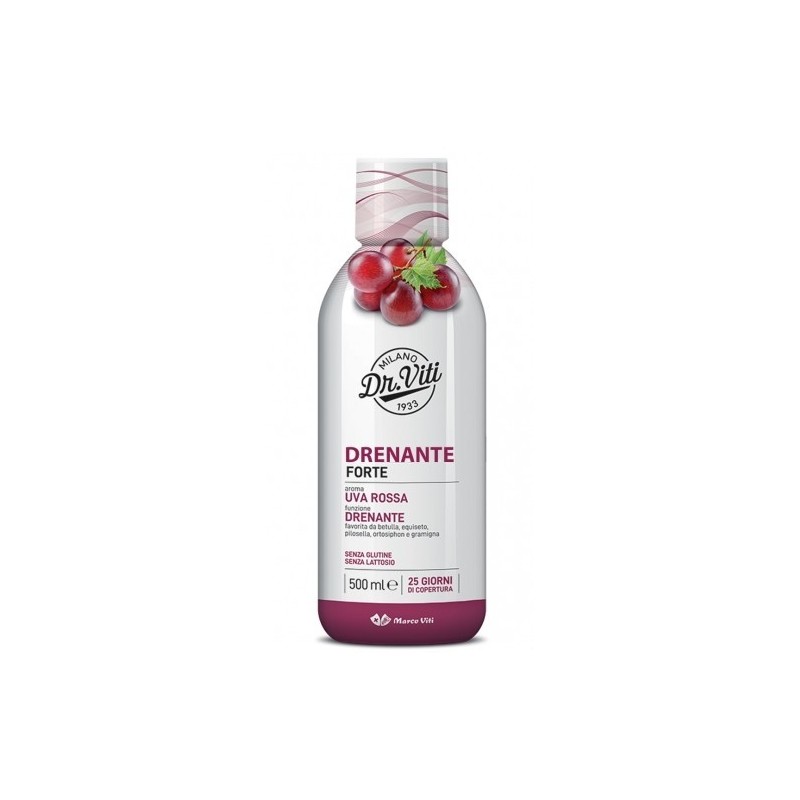 Marco Viti Farmaceutici Drenante Forte Uva Rossa 500 Ml