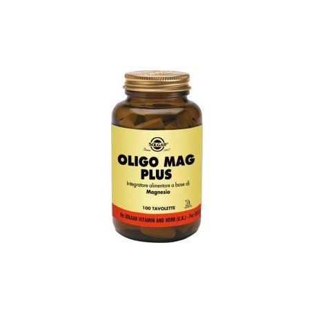 Solgar It. Multinutrient Oligo Mag Plus 100 Tavolette