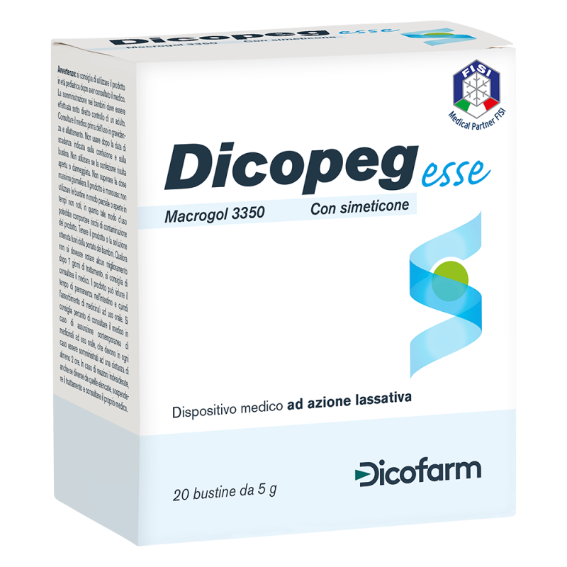 Dicofarm Dicopeg Esse 20 Buste 5 G Macrogol 3350